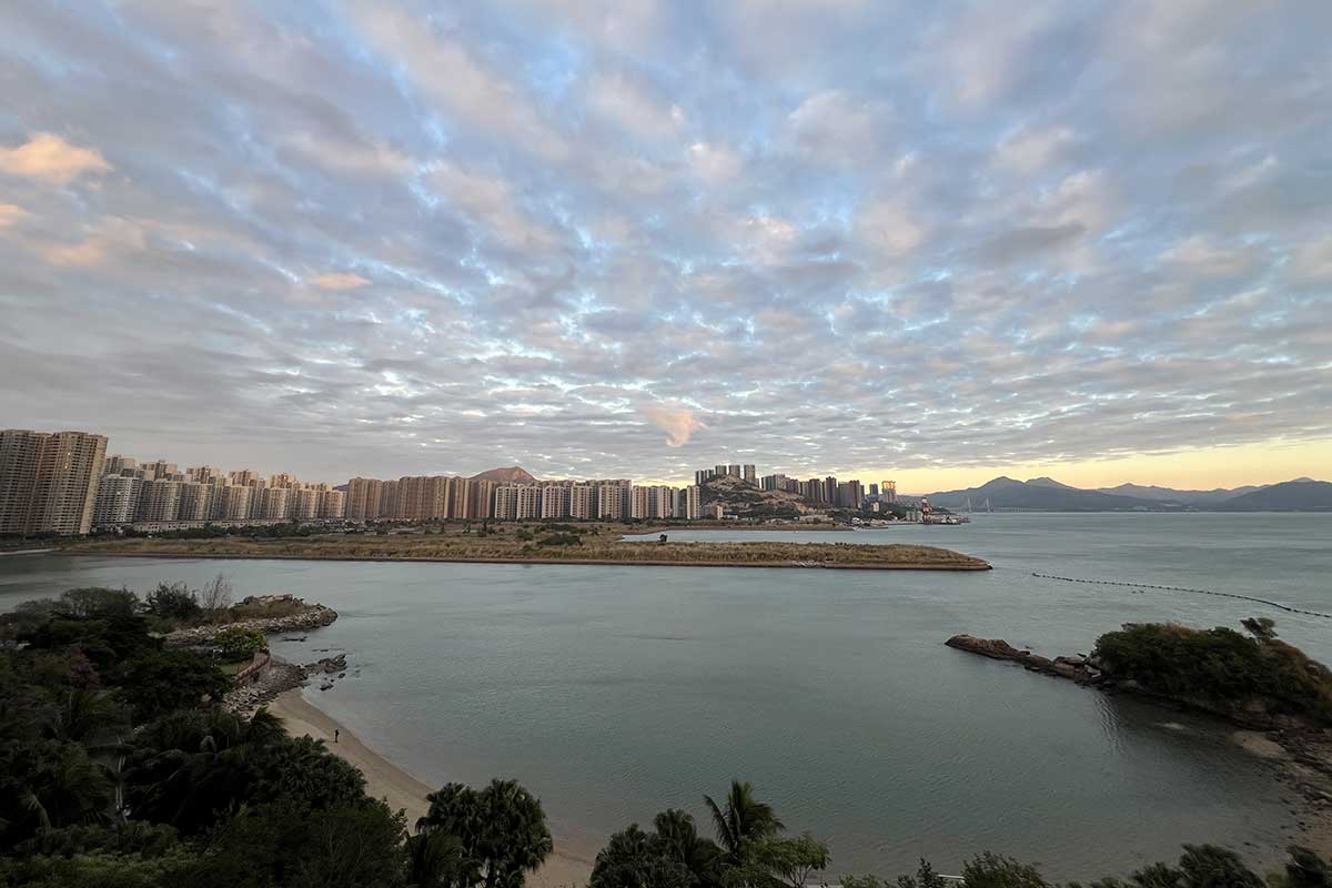 China — Clouds Over Silver Beach