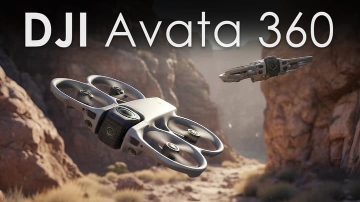 Chinese company DJI has unveiled its first 360-degree drone — Avata 360.